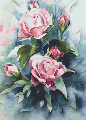 (image for) Watercolor Roses